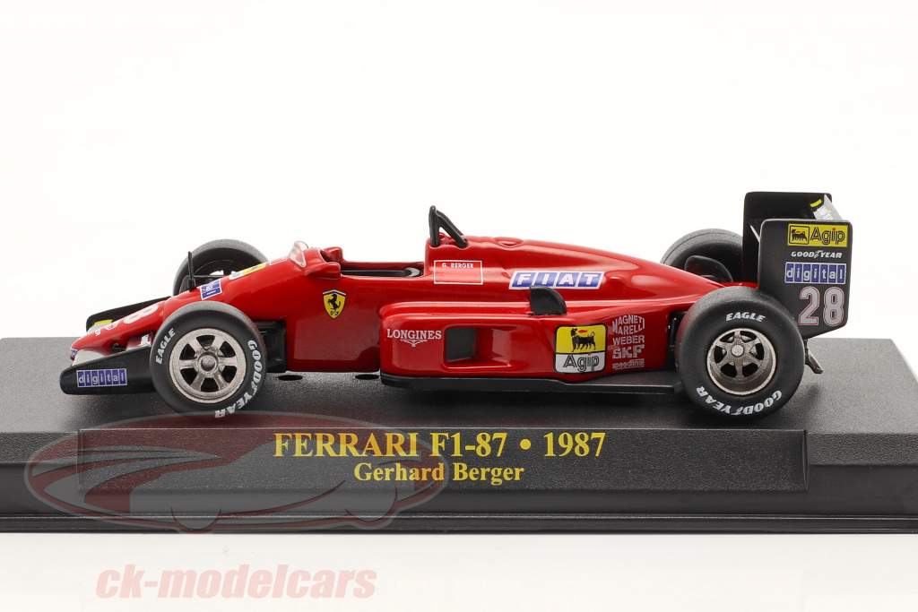 Gerhard Berger Ferrari F1-87 #28 Formel 1 1987 1:43 Altaya