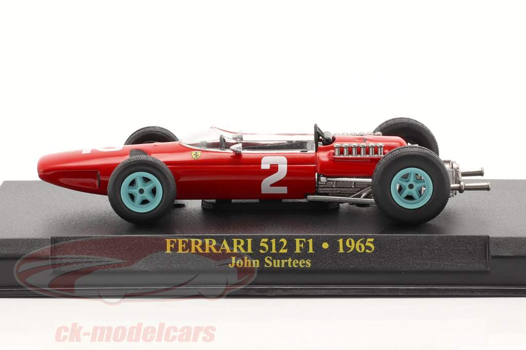 John Surtees Ferrari 1512 #2 fórmula 1 1965 1:43 Altaya