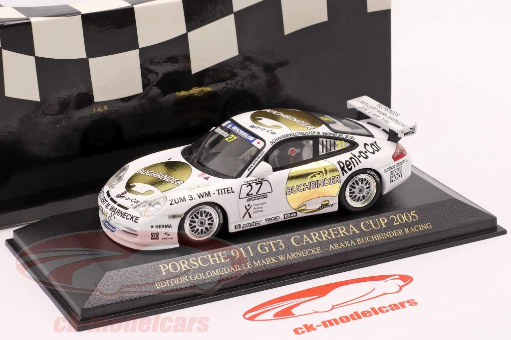 Porsche 911 (996) GT3 Cup #27 Porsche Carrera Cup 2005 M. Warnecke 1:43 Minichamps 