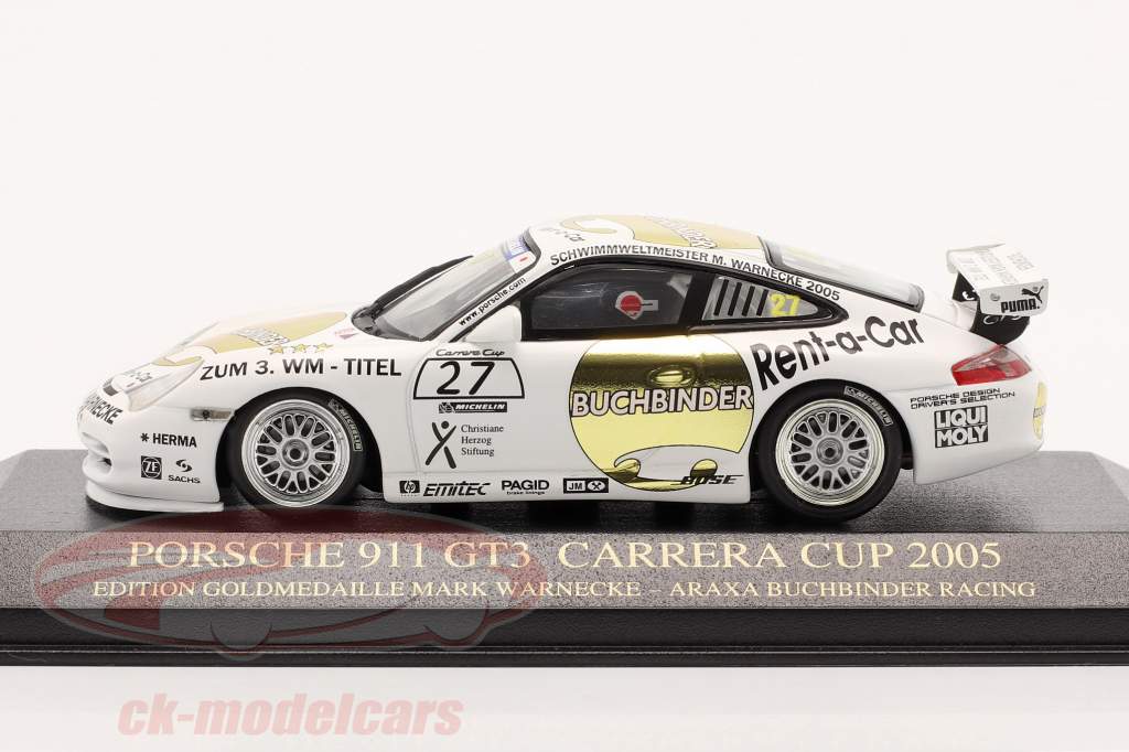 Porsche 911 GT3 Cup #27 Porsche Carrera Cup 2005 M. Warnecke 1:43 Minichamps