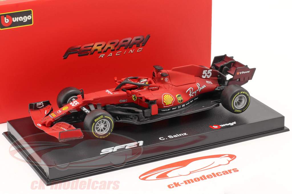 Carlos Sainz jr. Ferrari SF21 #55 Formel 1 2021 1:43 Bburago