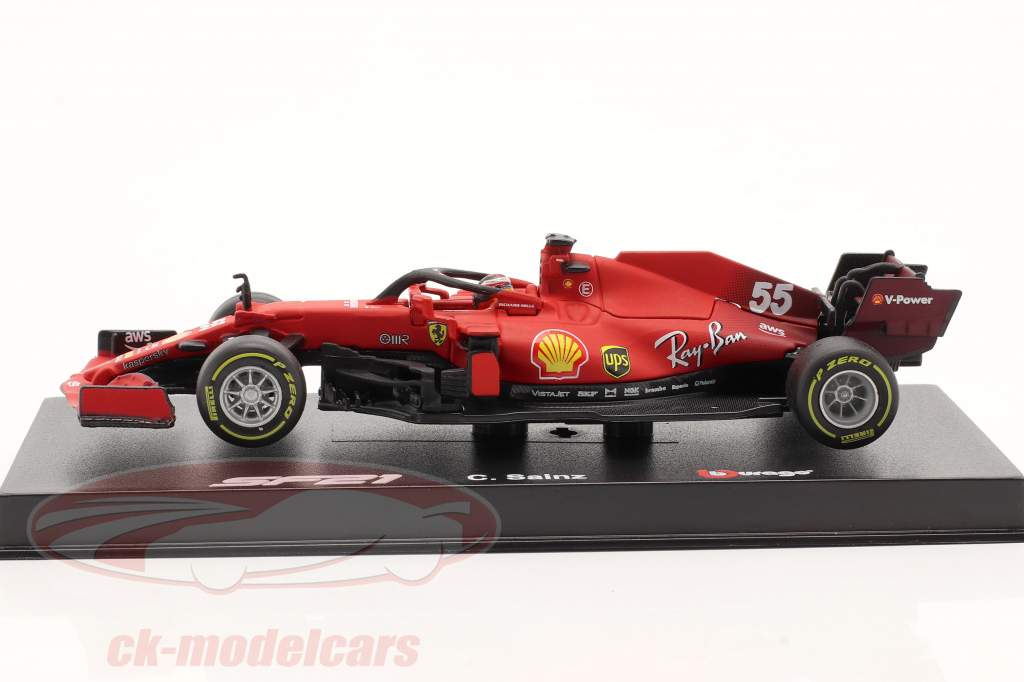 Carlos Sainz jr. Ferrari SF21 #55 formula 1 2021 1:43 Bburago