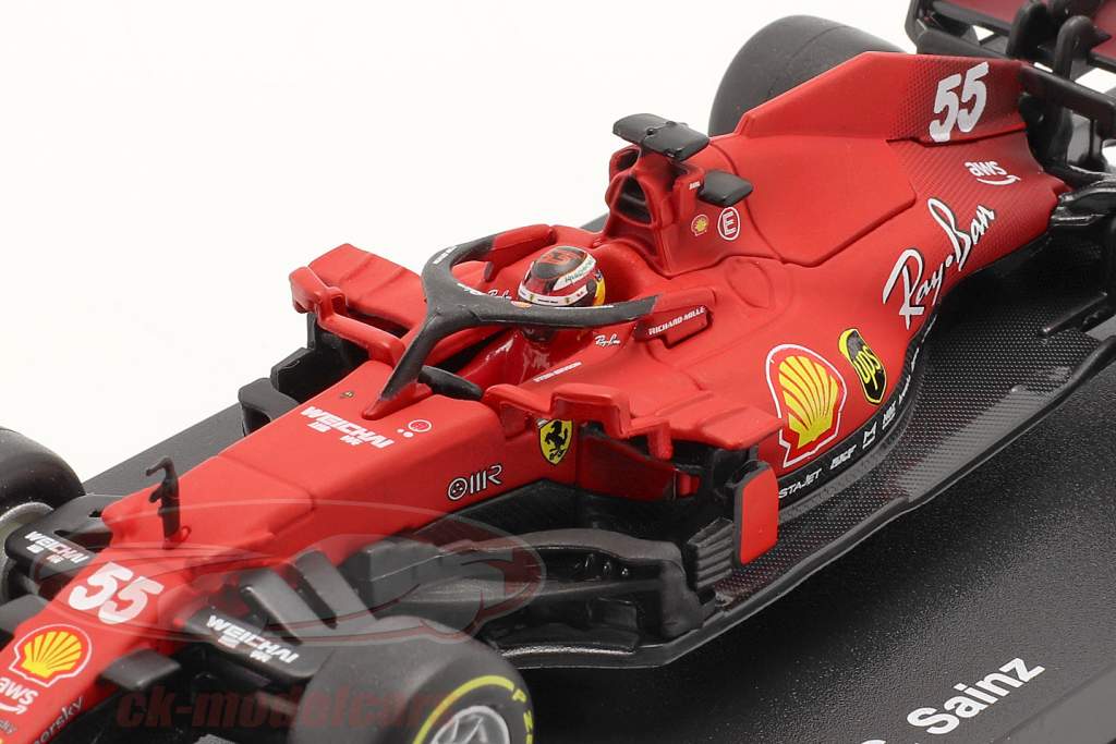 Carlos Sainz jr. Ferrari SF21 #55 Fórmula 1 2021 1:43 Bburago