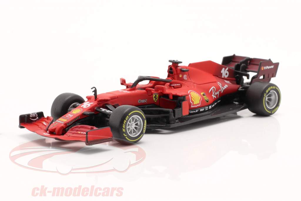 Charles Leclerc Ferrari SF21 #16 formula 1 2021 1:43 Bburago
