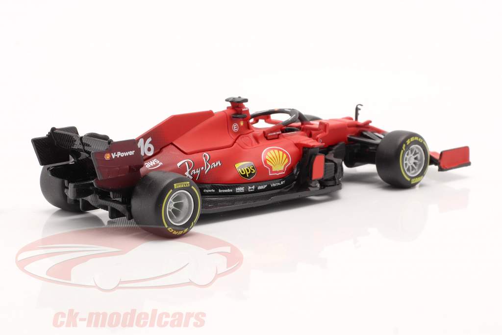 Charles Leclerc Ferrari SF21 #16 formula 1 2021 1:43 Bburago