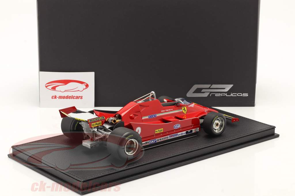 Gilles Villeneuve Ferrari 126C #2 formule 1 1980 1:18 GP Replicas