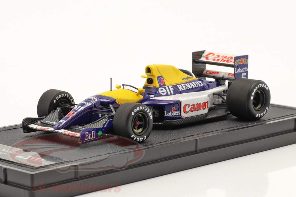 Nigel Mansell Williams FW14B #5 fórmula 1 Campeón mundial 1992 1:43 GP Replicas