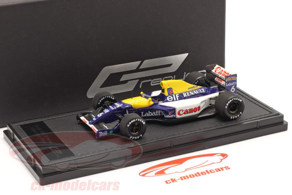 Riccardo Patrese Williams FW14B #6 formel 1 1992 1:43 GP Replicas