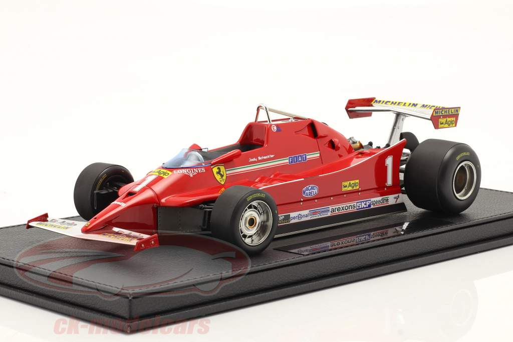 Jody Scheckter Ferrari 126C #1 formula 1 1980 1:18 GP Replicas