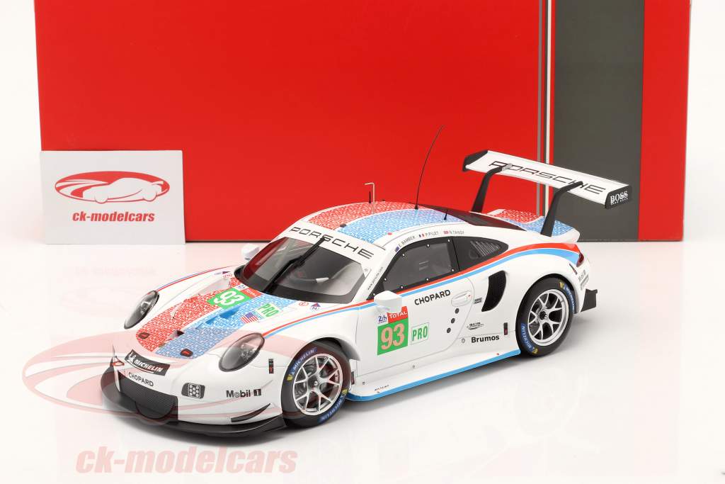 Porsche 911 (991) RSR #93 Tercero LMGTE Pro 24h LeMans 2019 Porsche GT Team 1:18 Ixo