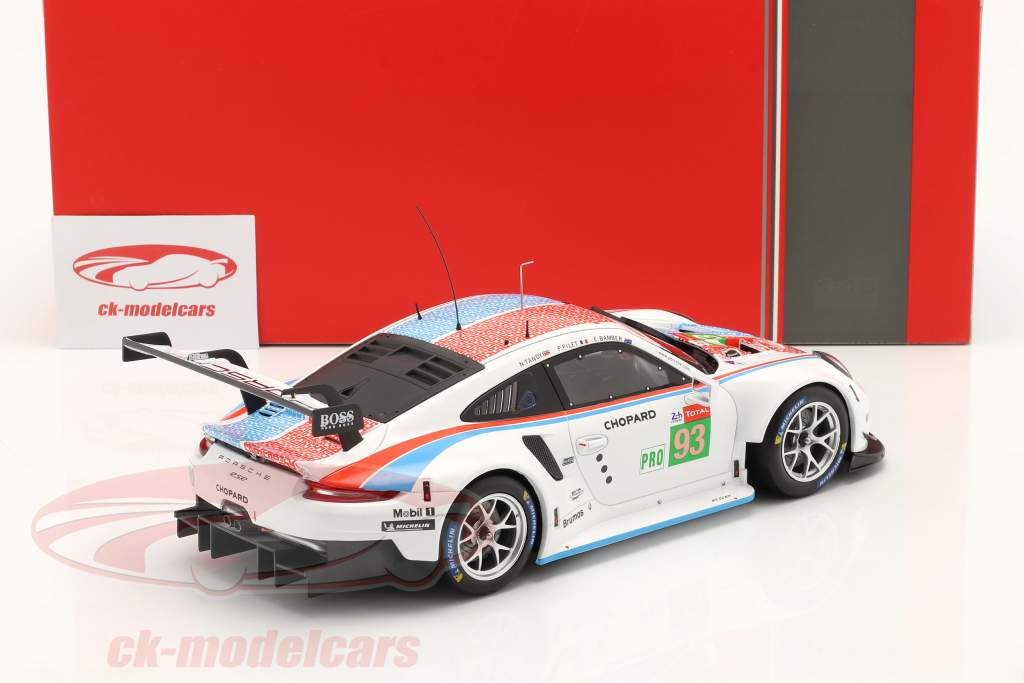 Porsche 911 (991) RSR #93 3rd LMGTE Pro 24h LeMans 2019 Porsche GT Team 1:18 Ixo