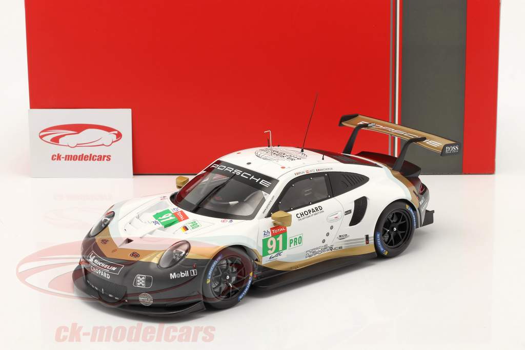 Porsche 911 (991) RSR #91 2e LMGTE Pro 24h LeMans 2019 Porsche GT Team 1:18 Ixo