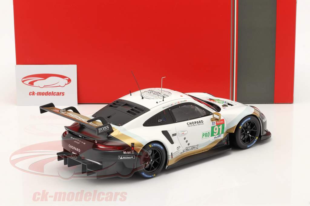 Porsche 911 (991) RSR #91 第二 LMGTE Pro 24h LeMans 2019 Porsche GT Team 1:18 Ixo