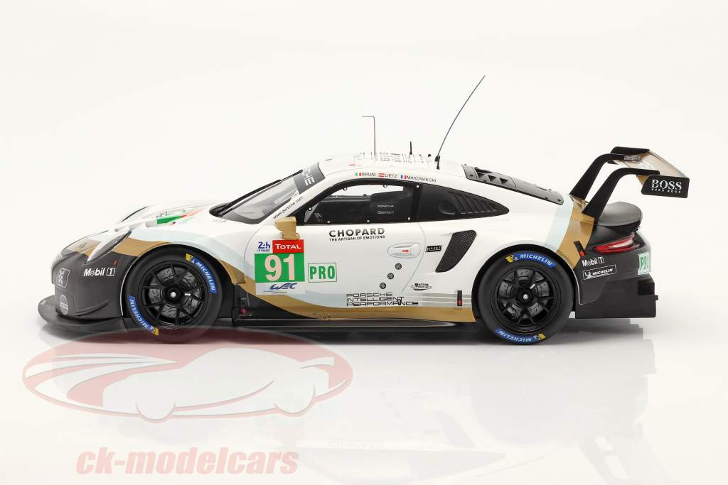 Porsche 911 (991) RSR #91 2-й LMGTE Pro 24h LeMans 2019 Porsche GT Team 1:18 Ixo