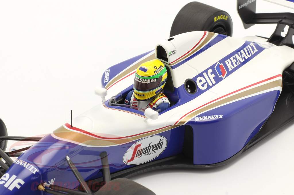 Ayrton Senna Williams FW16 #2 prueba Paul Ricard fórmula 1 1994 1:18 Minichamps