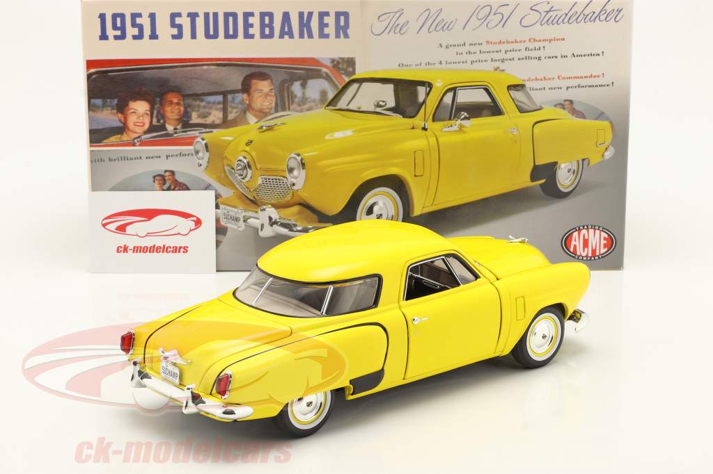 Studebaker Champion Año de construcción 1951 solar amarillo 1:18 GMP