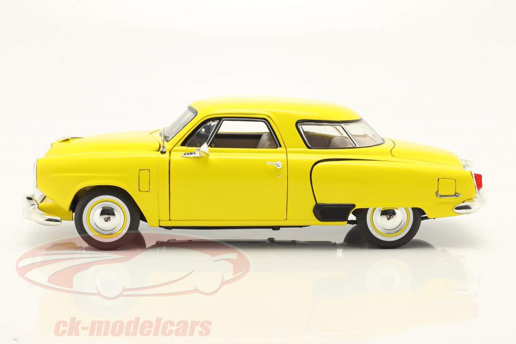 Studebaker Champion Byggeår 1951 solenergi gul 1:18 GMP