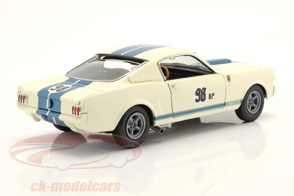 Ford Mustang Shelby GT350R The Flying Mule 1965 #98 weiß / blau 1:18 GMP