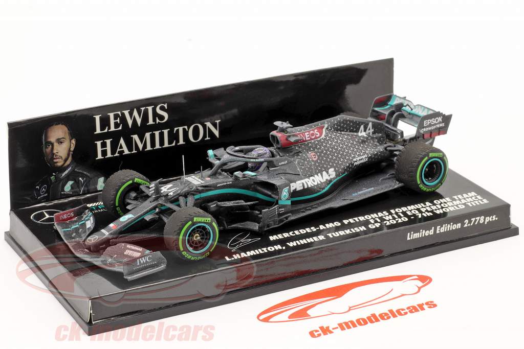 L. Hamilton Mercedes-AMG F1 W11 #44 gagnant turc GP formule 1 Champion du monde 2020 1:43 Minichamps