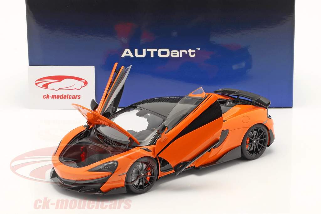 McLaren 600LT year 2019 myan orange 1:18 AUTOart