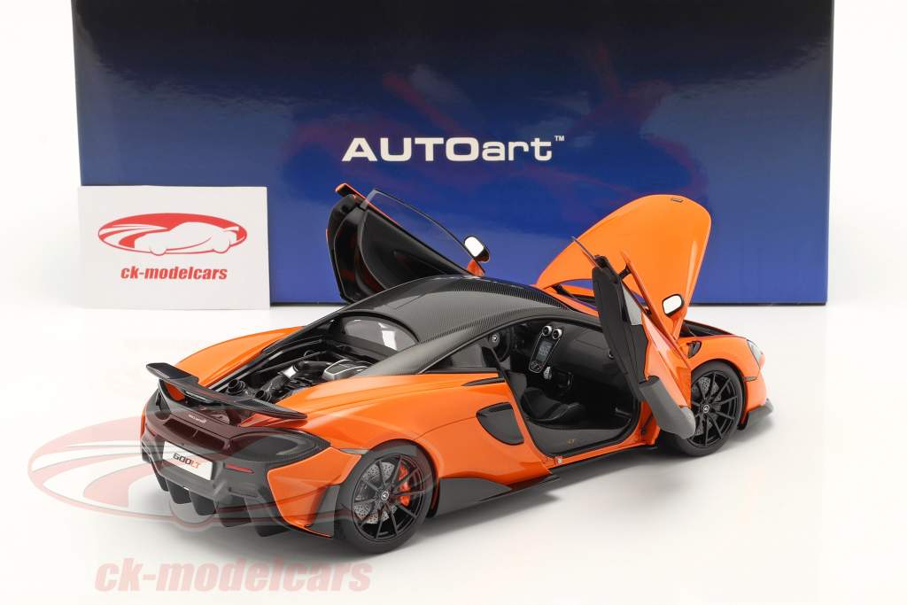 McLaren 600LT Année de construction 2019 myan Orange 1:18 AUTOart