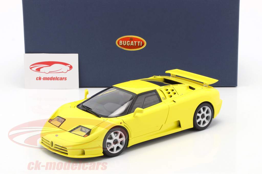 Bugatti EB 110 SS bouwjaar 1992 geel 1:18 AUTOart