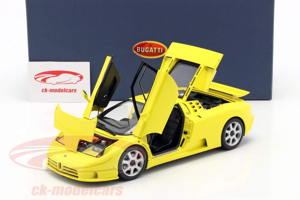 Bugatti EB 110 SS Baujahr 1992 gelb 1:18 AUTOart