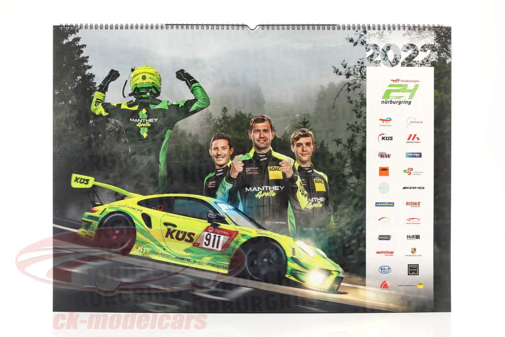 24h Nürburgring calendrier 2022 67 x 42 cm / grouper C Sport automobile éditeur