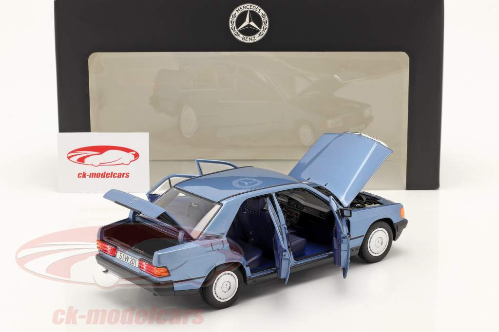 Mercedes-Benz 190E (W201) year 1982-1988 diamond blue 1:18 Norev