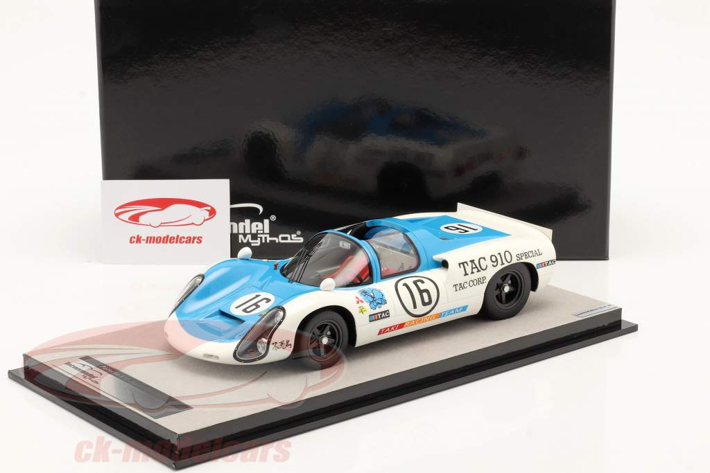 Porsche 910 #16 Sieger GP3-Klasse Japan GP 1969 1:18 Tecnomodel