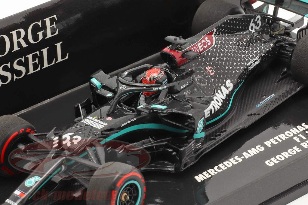 George Russell Mercedes-AMG F1 W11 #63 Sakhir GP formula 1 2020 1:43 Minichamps