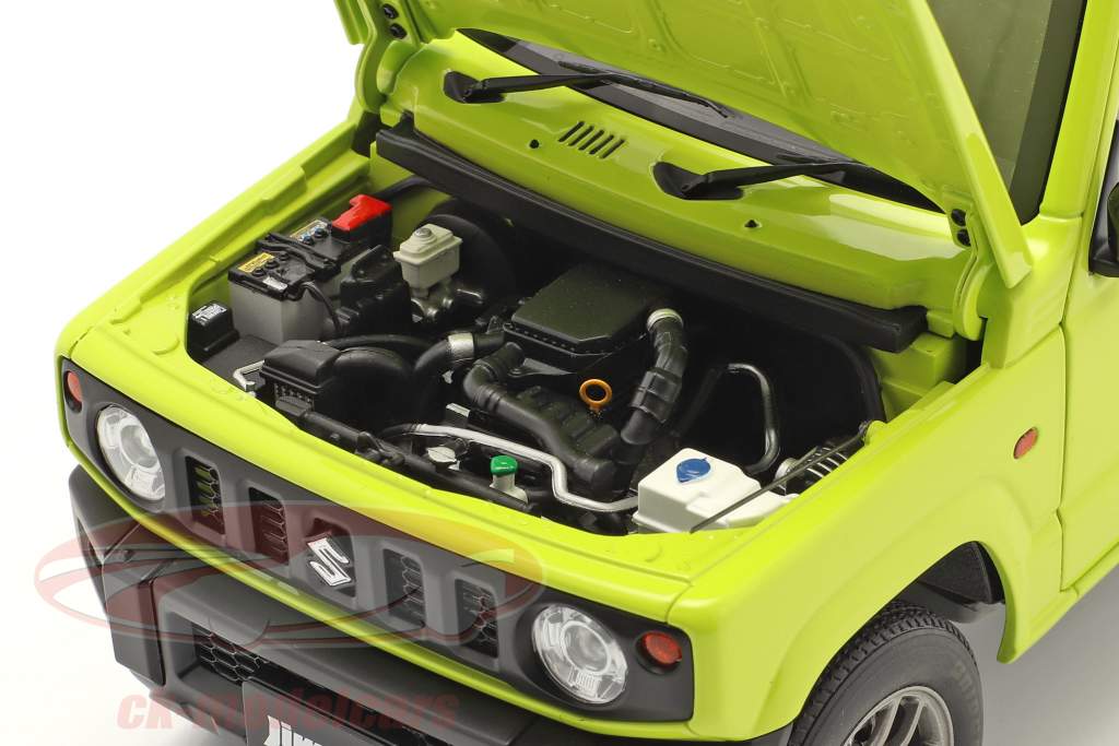 Suzuki Jimny (JB64) RHD Année de construction 2018 kinetic jaune / le noir 1:18 AUTOart