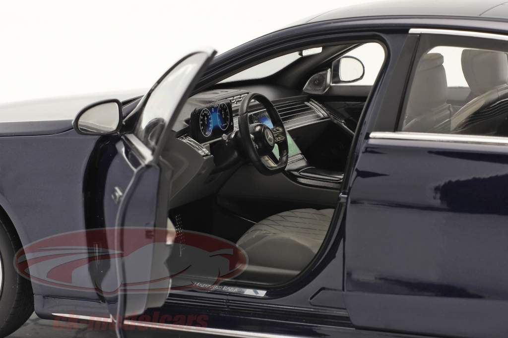 Mercedes-Benz Clase S (V223) Año de construcción 2020 azul náutico 1:18 Norev