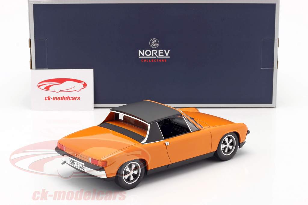 VW-Porsche 914/6 Année de construction 1973 Orange 1:18 Norev
