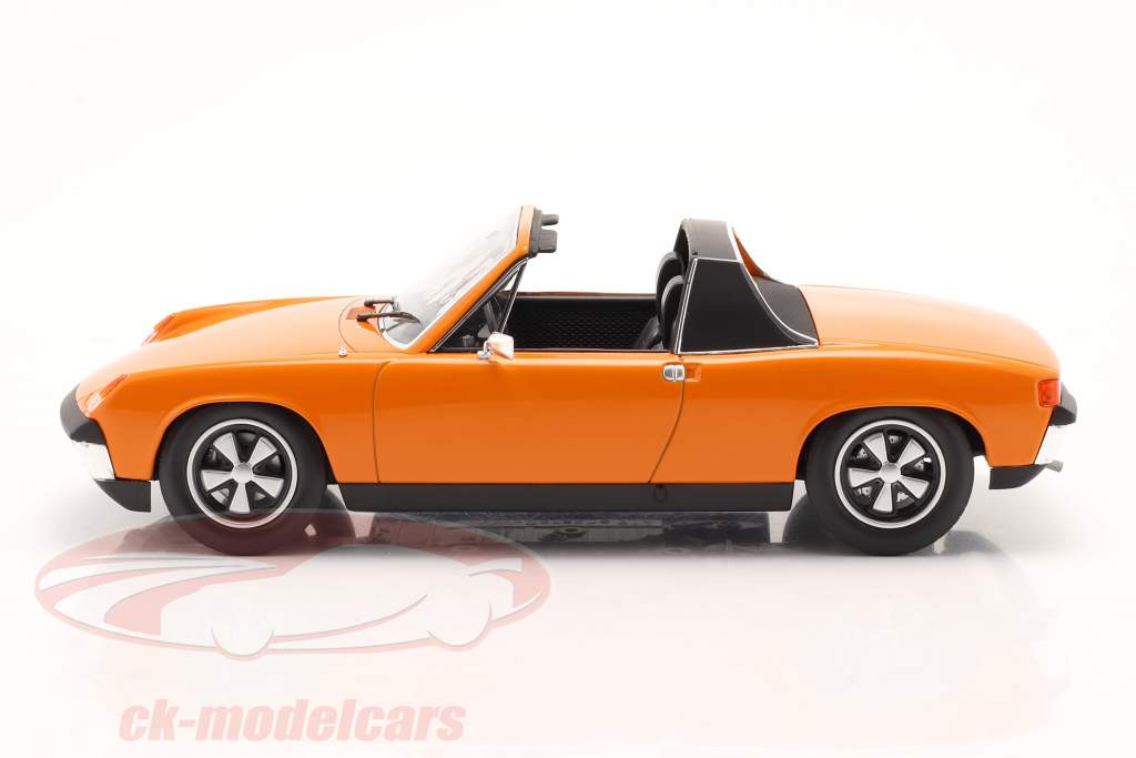 VW-Porsche 914/6 bouwjaar 1973 Oranje 1:18 Norev