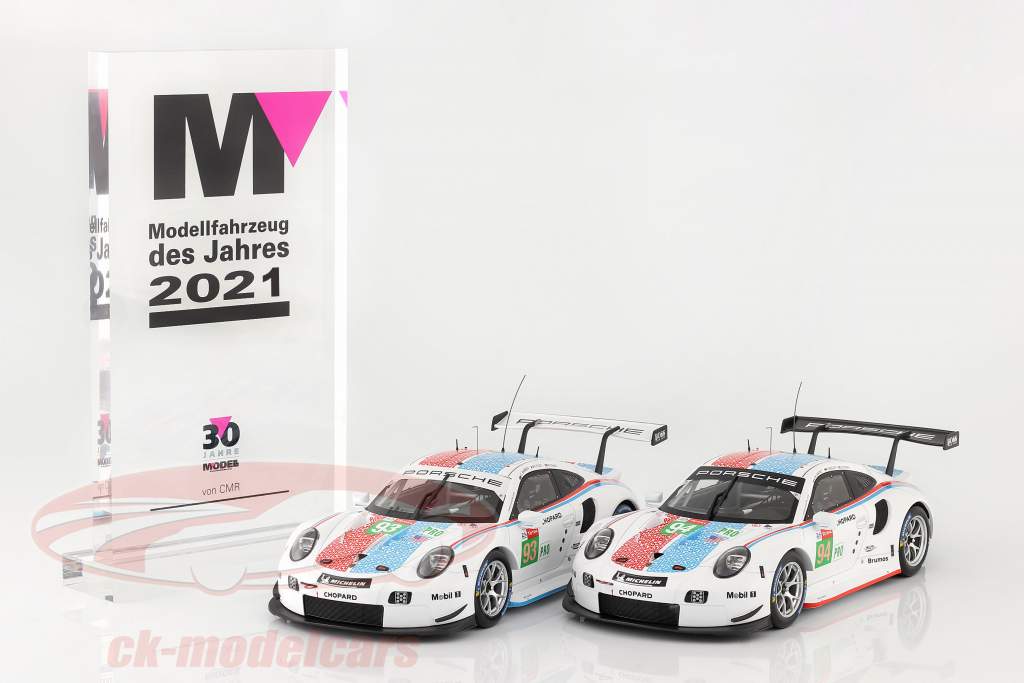Porsche 911 (991) RSR #93 3rd LMGTE Pro 24h LeMans 2019 Porsche GT Team 1:18 Ixo