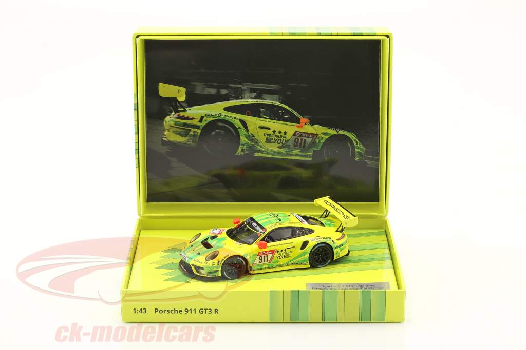 Porsche 911 GT3 R #911 2e 24h Nürburgring 2019 Manthey Grello 1:43 Minichamps