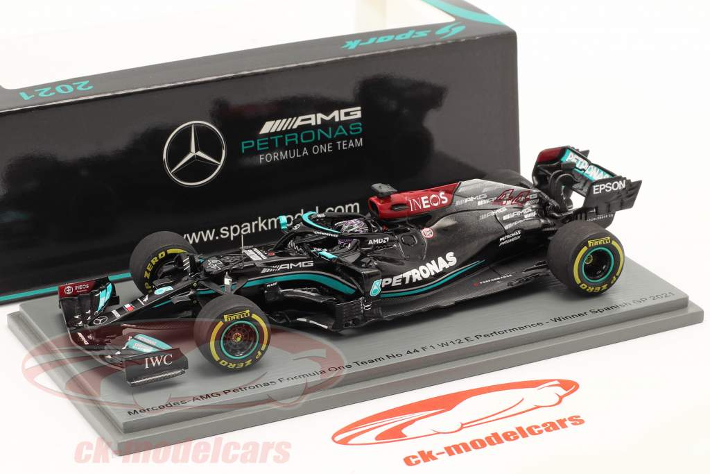 L. Hamilton Mercedes-AMG F1 W12 #44 Sieger Spanien GP Formel 1 2021 1:43 Spark