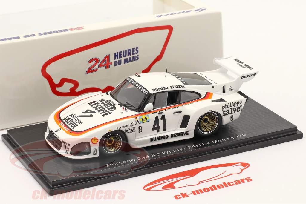 Porsche 935 K3 #41 winner 24h LeMans 1979 Kremer Racing 1:43 Spark