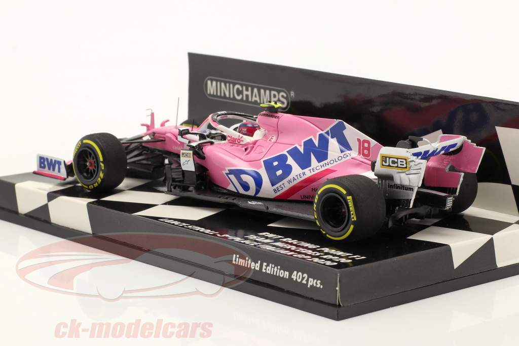 Modèle Réduit Racing Point RP20 Lance Stroll - Italie GP 2020 - Échelle 1/43 - Minichamps - Occasion