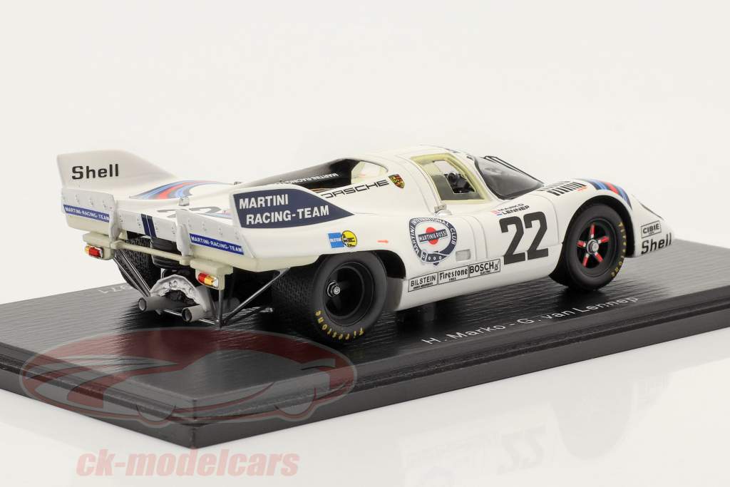 Porsche 917K #22 vinder 24h LeMans 1971 Marko, van Lennep 1:43 Spark