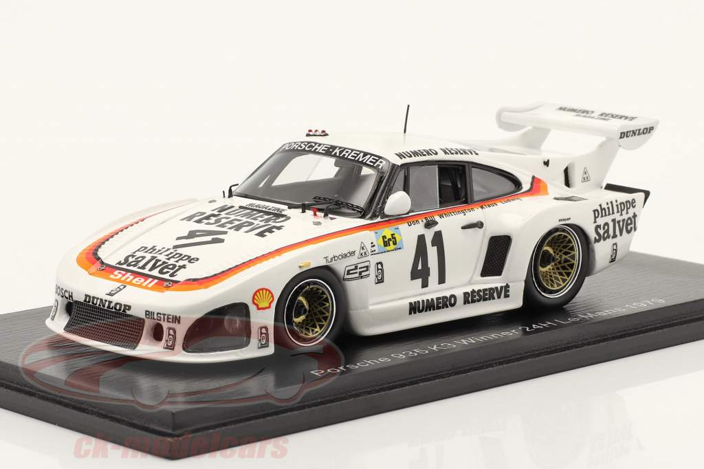 Porsche 935 K3 #41 ganador 24h LeMans 1979 Kremer Racing 1:43 Spark