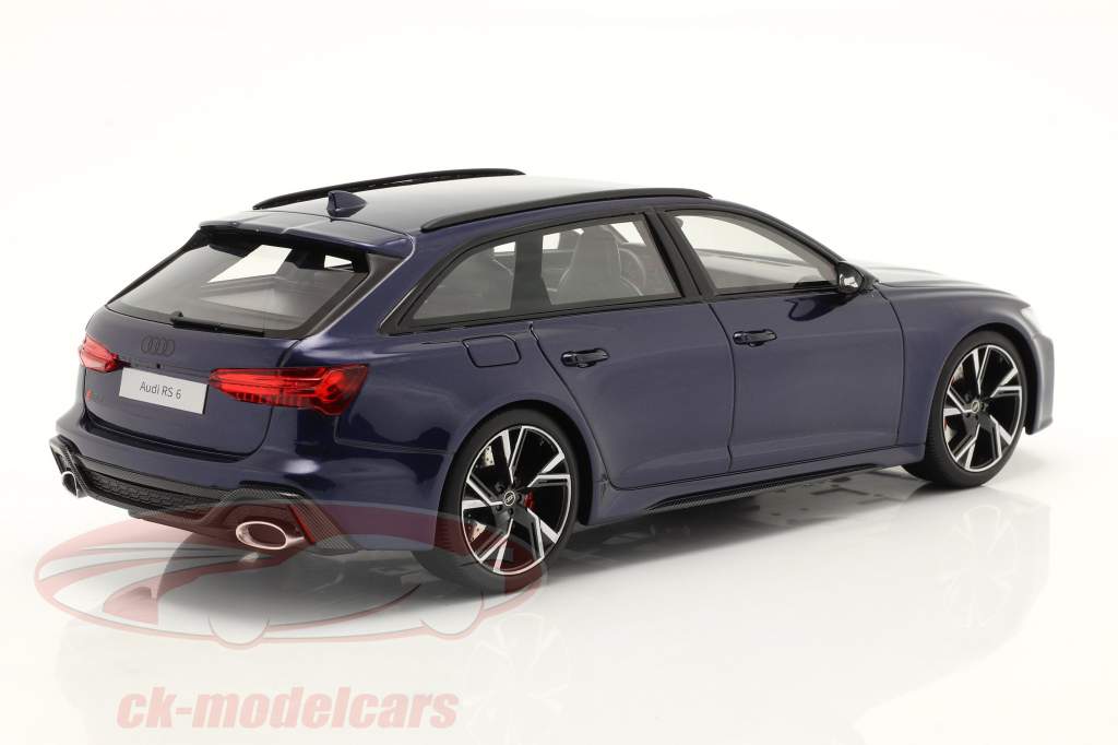 Audi RS 6 Avant navarra azul metálico 1:18 TrueScale