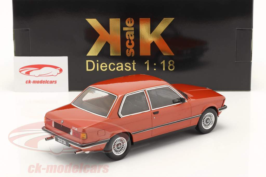 BMW 323i (E21) Byggeår 1978 rød-brun metallisk 1:18 KK-Scale