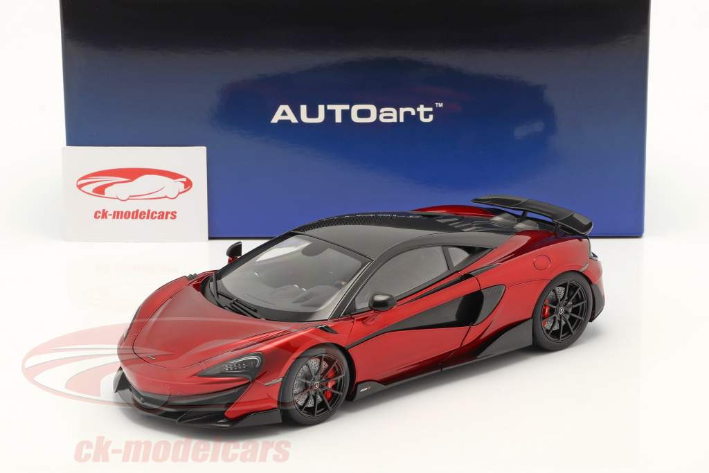 McLaren 600LT year 2019 red metallic 1:18 AUTOart