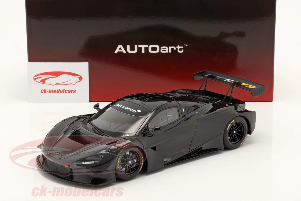 McLaren 720S GT3 Plain Body Version 2019 noir 1:18 AUTOart