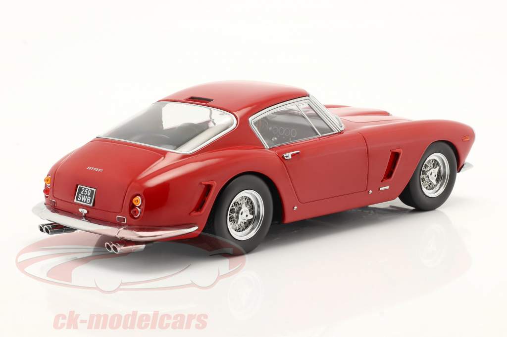 Ferrari 250 GT SWB Passo Corto 1961 rojo 1:18 KK-Scale