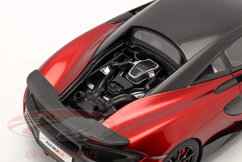 McLaren 600LT bouwjaar 2019 rood metalen 1:18 AUTOart