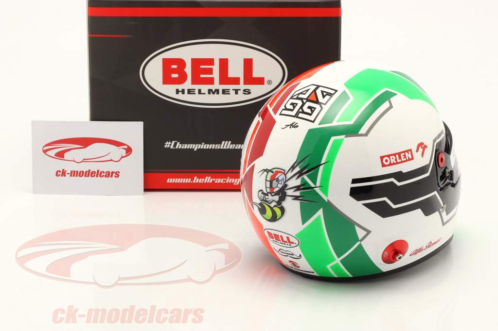 Antonio Giovinazzi #99 Alfa Romeo Racing Orlen Formel 1 2021 Helm 1:2 Bell