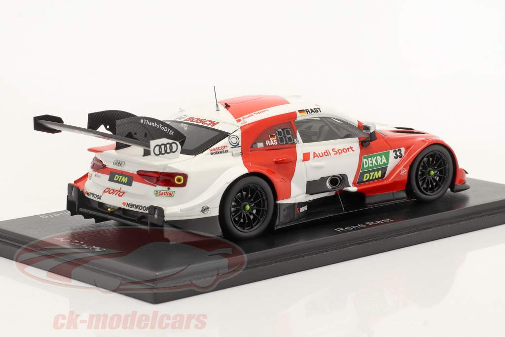 Audi RS5 DTM #33 DTM kampioen 2020 Rene Rast 1:43 Spark